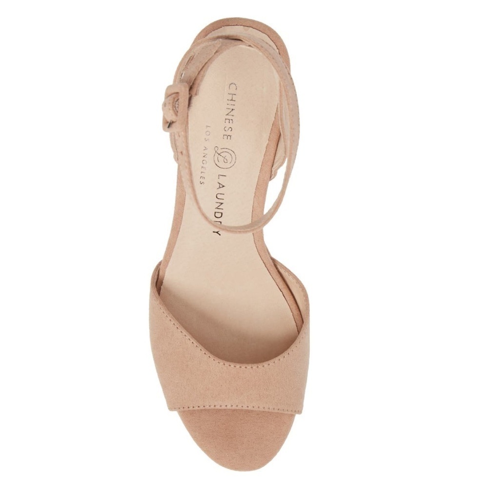 NEW! Chinese Laundry Dark Nude Theresa Platform Sandal - Size 8.5 🚜 - Picture 4 of 16